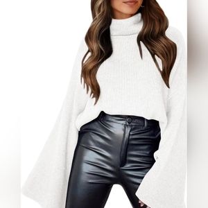 White Turtleneck